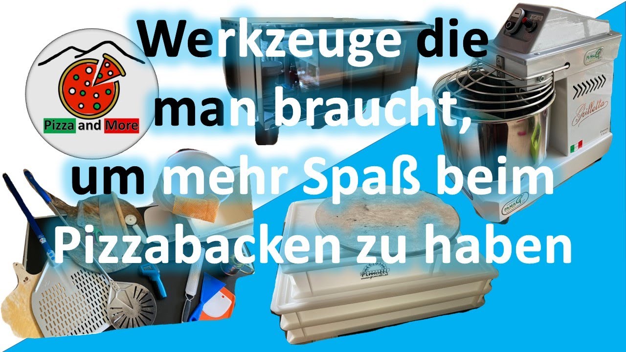 Empfohlene Werkzeuge - welche das Pizzabacken erleichtern