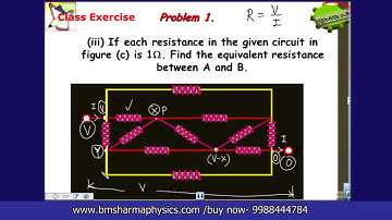 Current Electricity Circuits Problems|Easy Methods/ IIT JEE/ NEET/ by Bm Sharma हिन्दी
