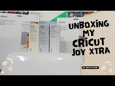 UNBOXING MY CRICUT JOY XTRA * ARTSY JOYCEE - YouTube