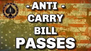 Huge "Anti" Carry Bill Passes.  A4769