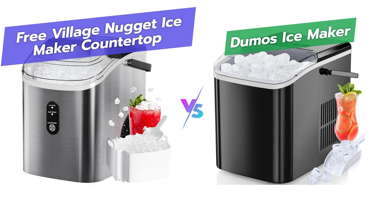 Бесплатный льдогенератор Village Nugget против льдогенератора DUMOS: противостояние настольных ль...