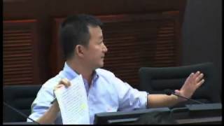20140516-41 陳志全: 回應張華峰 前主席在兩星期前拒絕陳志全的動議持雙重標準 主席權遠比議員為大