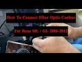 How To Install CarVision Android Radio For Mercedes Benz ML,GL With Fiber Optic Amplifier(W164,W251)