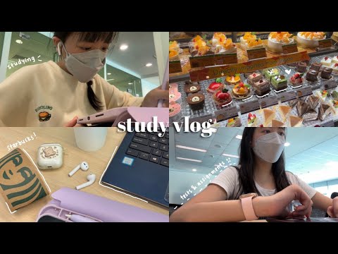 study vlog 📝 | days as an actuarial science student | uni life in malaysia 🇲🇾 大学上课日常(精算)