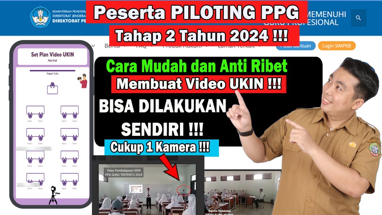 Ppg piloting tahap 2 cara mudah membuat video ukin panjang dan edit