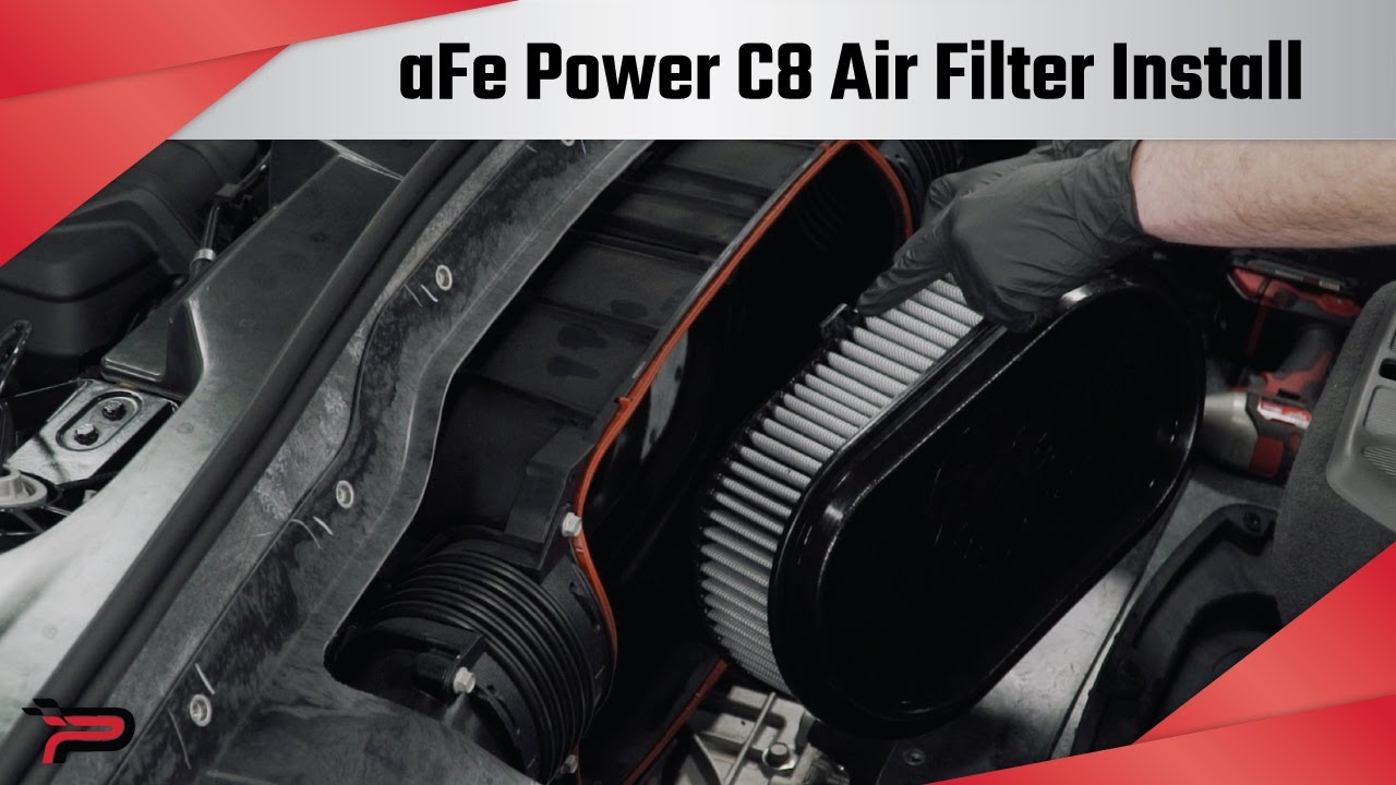 C8 Corvette Air Filter Install! aFe POWER Magnum Flow YouTube
