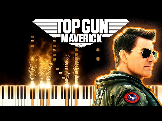 The Man, The Legend / Touchdown (from Top Gun: Maverick) sheet music for  piano solo