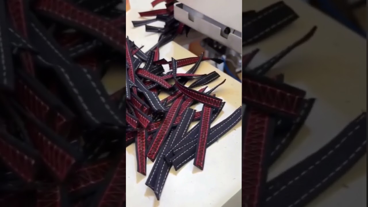 Automatic belt loop sewing machine😱👖🔥 