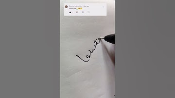 Ishita @ishitachanda96 #shorts #calligraphy #trending