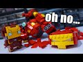 Rebuilding my lego brickhead hulkbuster with advance joint techniques