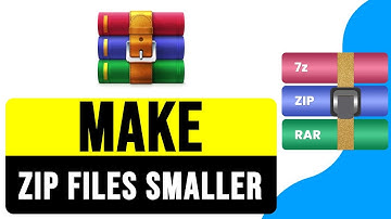 How to MAKE ZIP FILES SMALLER 2025 | COMPRESS LARGE FILES Effectively