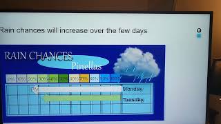 My official weather forecast for Pinellas county from the Florida weather guy