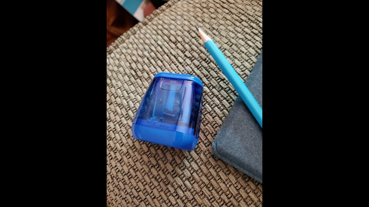 Pencil Sharpener, Manual Pencil Sharpeners, 4PCS Colorful Compact Dual Holes Pencil Sharpener