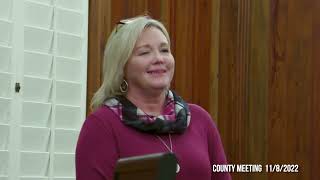 McIntosh County Commission meeting 12 13 2022