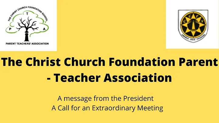 Explanation for the CCFS PTA Extraordinary Meeting...
