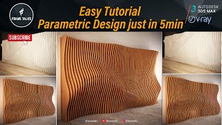 How to create Parametric Wall in 3dsMax? 3D MAX easy modeling trick