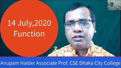 Class-15 || ICT || Chap-5,2nd Part || Function || ফংশন   || Anupam Halder