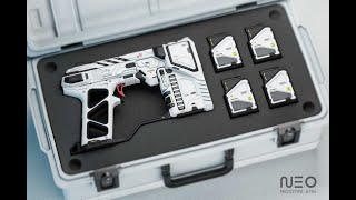 NEO Scifi Gun #sculpting #modeling #Textruing
