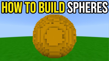 How To Make Spheres With One Command | Minecraft PS4/Xbox/PE/Bedrock