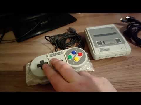 Распаковка Super nintendo classic mini