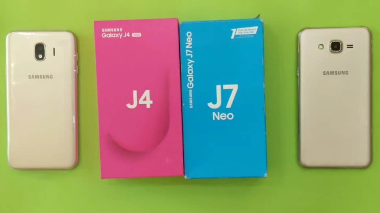 ONE UI Samsung Galaxy J4 vs Samsung Galaxy J7 Neo/J7 Core