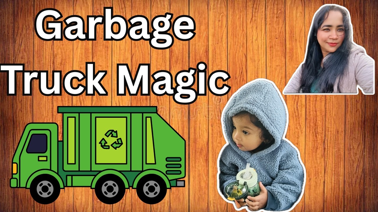 My Son Watching How Garbage Truck Works in Canada 🚛 | Tikki Treat 😋 | Mom Life in Canada