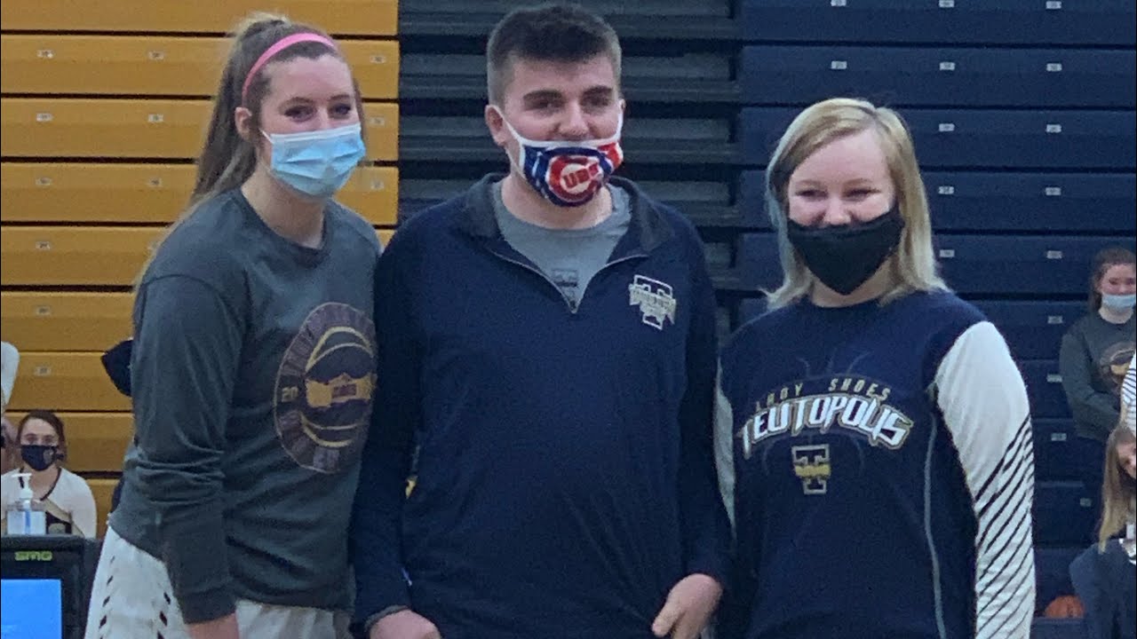 Teutopolis Lady Shoes honoring (Seniors) 🏀 SeniorDay YouTube