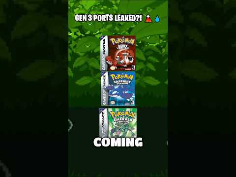Video: Pokémon Ruby, Sapphire &amp; Emerald LEAKED for Nintendo Switch 2 #nintendo #nintendoswitch2 #pokemon