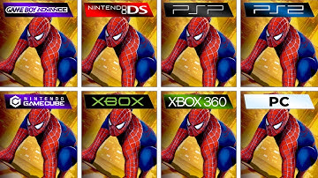 Spider-Man 2 (2004) GBA vs DS vs PSP vs PS2 vs GameCube vs XBOX vs XBOX 360 vs PC (Full Comparison)