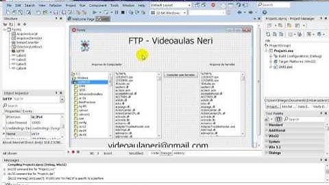 aula 6573 delphi 10 seattle   IdFTP host username password port para acessar dados de um servidor we