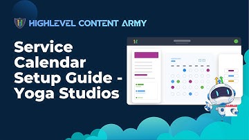 Service Calendar Setup Guide - Yoga Studios