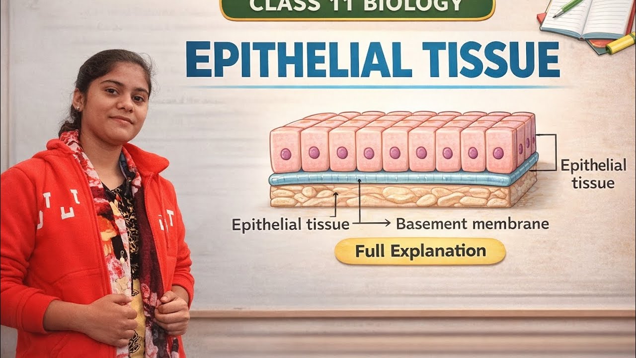 Epithelial Tissue Basic to Advance 🔥💯 Class 11th Biology ✅👍🏻