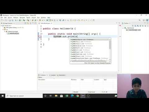 Creating Your First Program in Java (2021) Tutorial#1