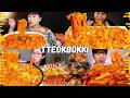 Eating Rose Spicy tteokbokki 🧀🔥🥵🤤Mukbang Compilation