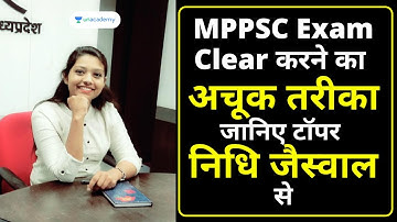 Best Preparation Strategy for MPPSC | Topper Nidhi Jaiswal Preparation Strategy