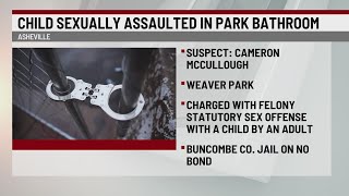 Man accused of sexually assaulting a child at a park in Asheville