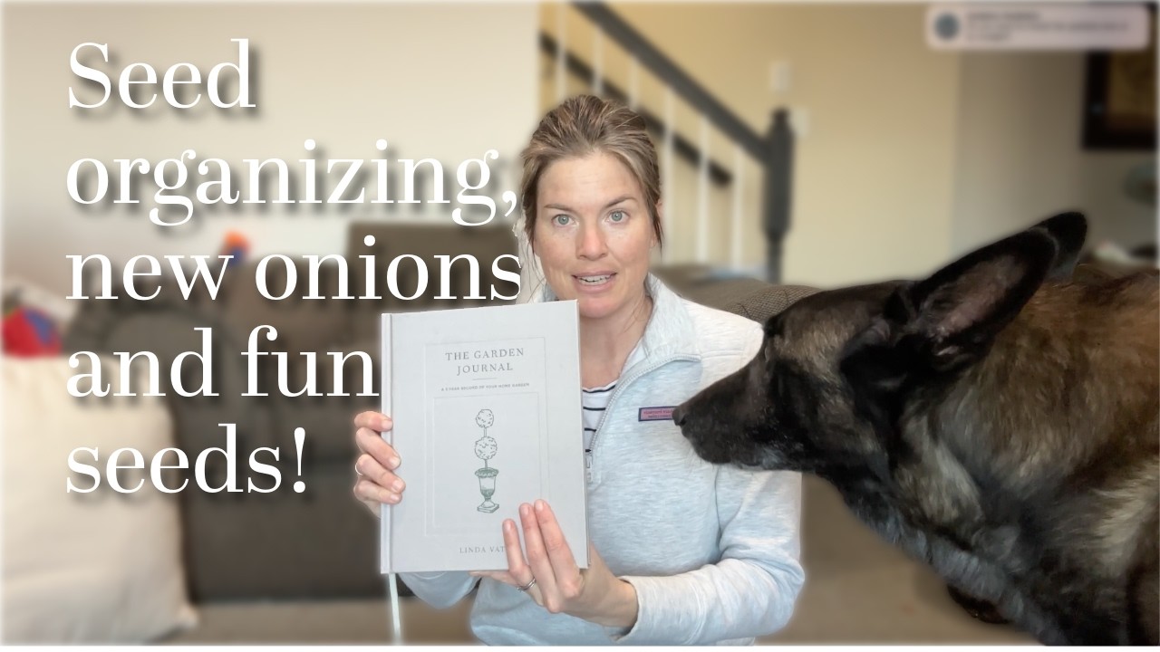 Организация семян и выращивание лука-подорожника | Что у меня есть и как я их организую!