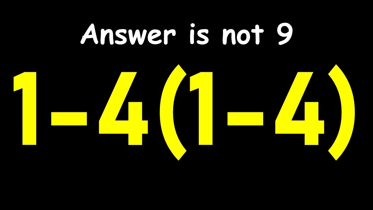 Only 1 in 5 Can Solve This Math Problem! - YouTube