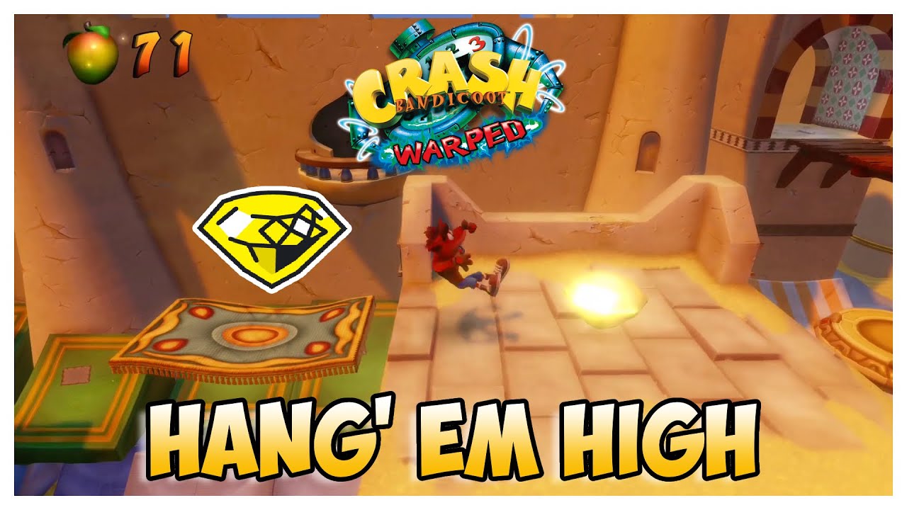 Crash Bandicoot 3 - Hang' Em High (Yellow Gem) - YouTube
