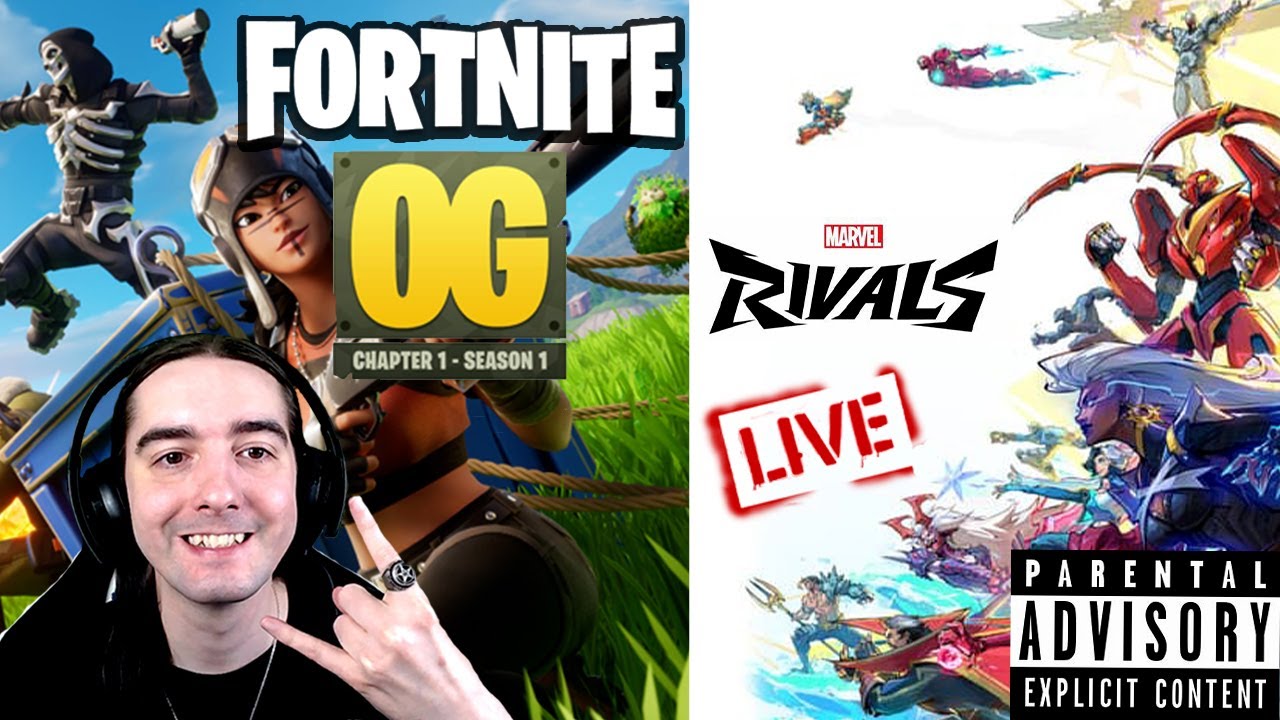 😈LIVE Marvel Rivals - Season 0: Dooms' Rise & Fortnite - OG: Chapter 1 ...