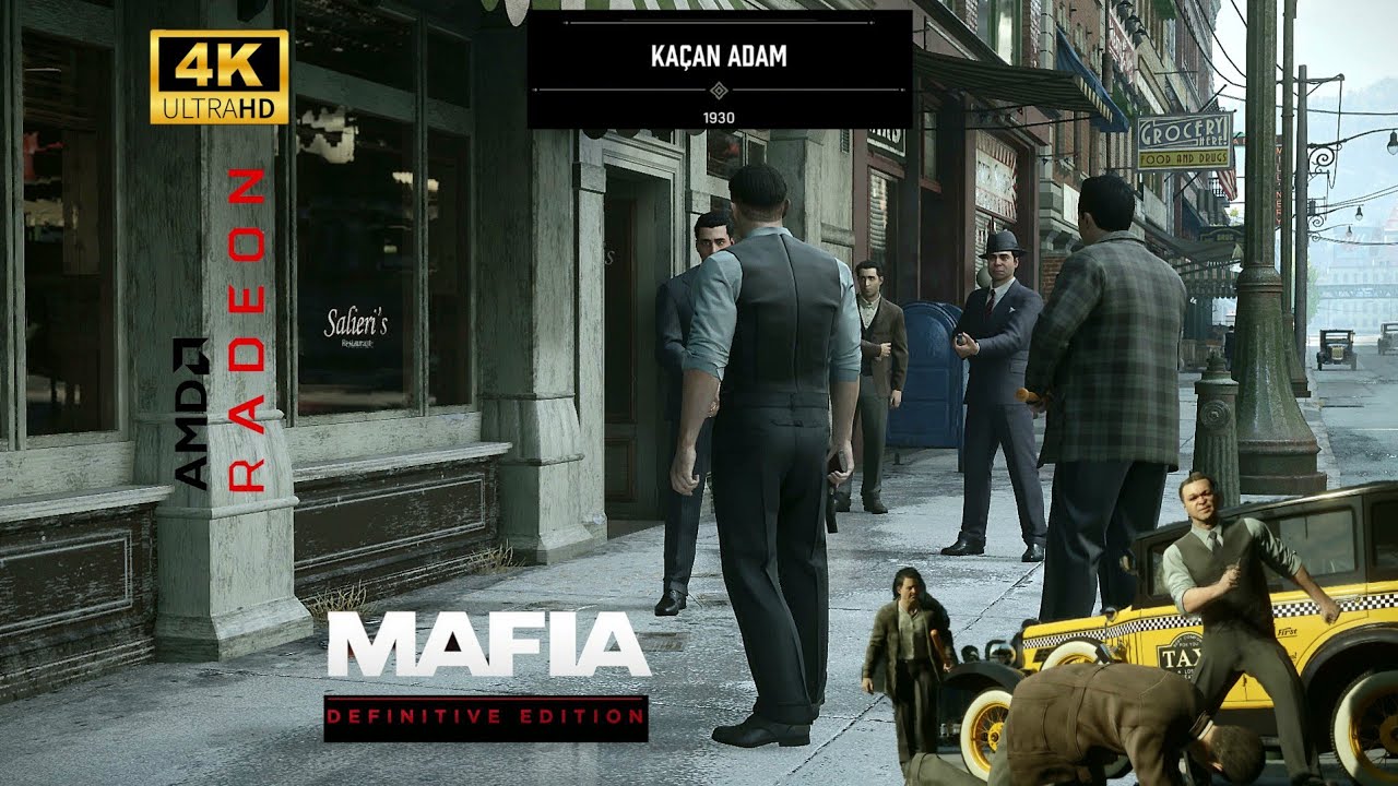 MAFIA DEFINITIVE EDITION Koşan Adam 1930 Running Man 4K TÜRKÇE