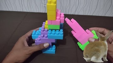 Building blocks animals | bunny rabbit | mega bloks building ideas #toysblocks #buildingblocks