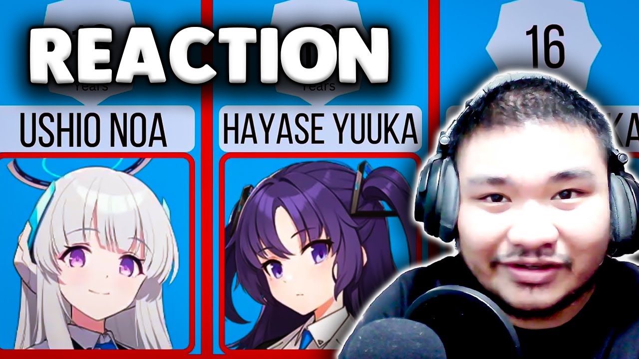 Hold up, She's 14?! Reacting to the Age of All Blue Archive Characters | Nexus List