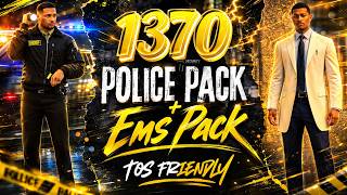 FiveM EUP Pack | POLICE, EMS | MALE & FEMALE | NON BRANDED | 1370 Modding | Legal Service Pack