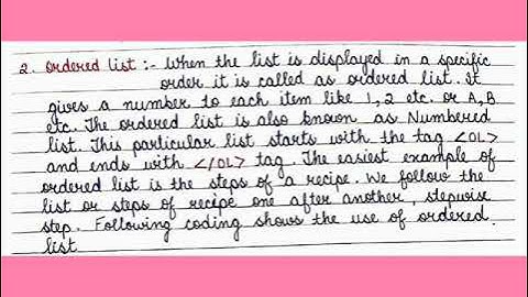 Using List, Images and Links, Computers, Class 7