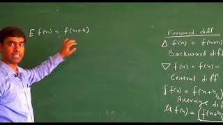 Finite Differences || Difference Operators || Relations