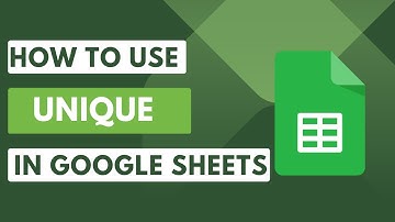 How To Use The Unique And Flatten Functions In Google Sheets