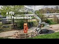 Liebherr - Effizient im Rohrvortrieb mit Liebherr-Mobilbagger A 920 Litronic und Personenkorb