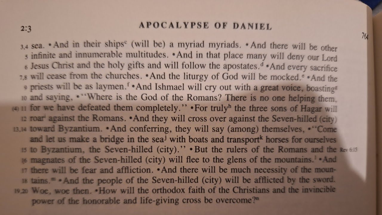 The Sixth Seal: The Fall of Constantinople in Revelation 6 & Greek ...