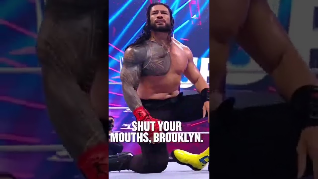 Roman Reigns trash talking